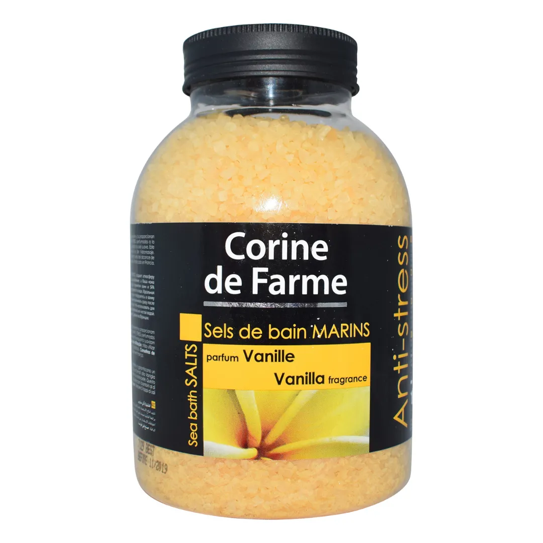 Corine De Farme - Bath Sea Salt Vanilla 1.3Kg