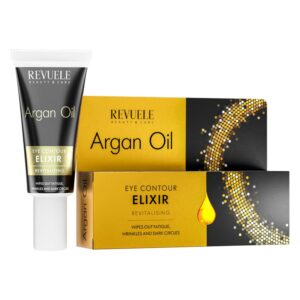 Revuele Argan Oil Eye Contour Elixir Revitalizing Wipes out fatigue, wrinkles & dark circles 25ml