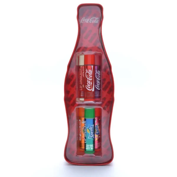 Lip Smacker Coca Cola Multipack & Gifting - Vintage Bottle Tin Box 6Pcs