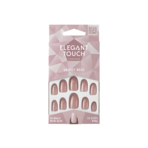 Elegant Touch Core Colour Velvet Rose Nude Nails