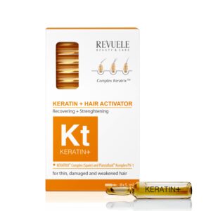 Revuele Ampoules Keratin+ Hair Restoration Activator 8X5ML