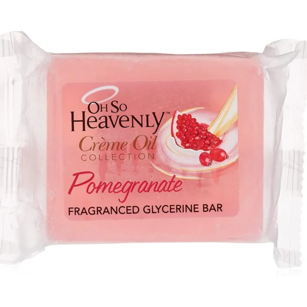 Oh So Heavenly Creme Oil Pomegranate Fragranced Glycerine Bar 150 gm