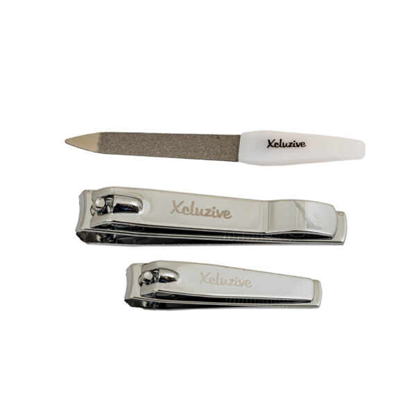 Xcluzive Set Of 2 Nail Clippers + Nail File