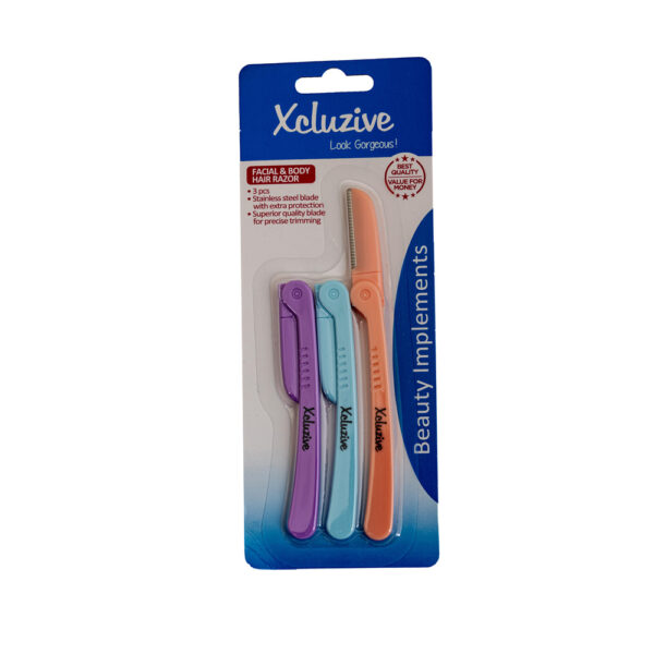 Xcluzive Facial & Body Hair Razor 3 Pcs