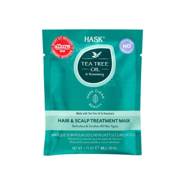 Hask Tea Tree Hair & Scalp Treatment Mask 50g