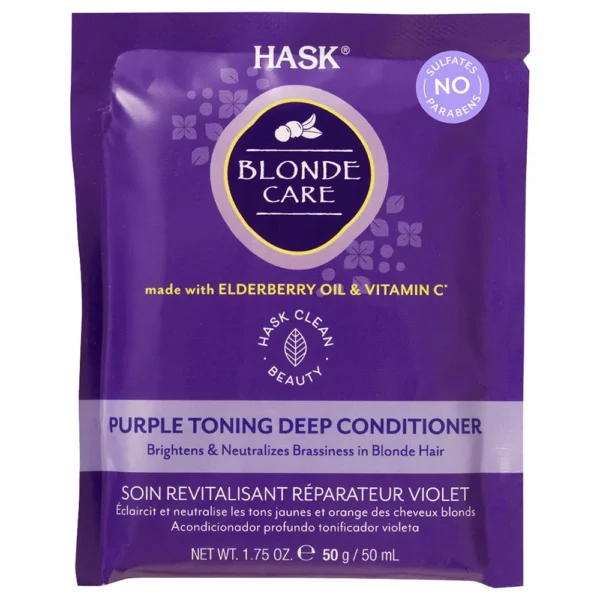 Hask Blonde Care Deep Conditioner Packette 50g