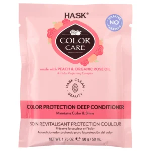 Hask Color Care Rose & Peach Color Protection Deep Conditioner Packette 50g