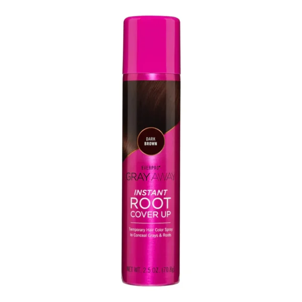 Gray Away Instant Root Cover Up Hair Spray Dark Brown 70.8G