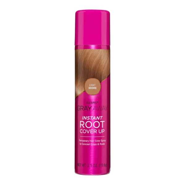 Gray Away Instant Root Cover Up Hair Spray Light Brown 70.8G