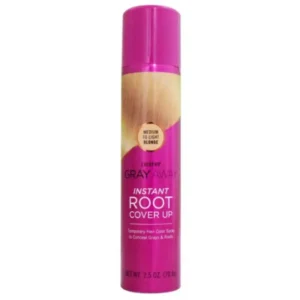 Gray Away Instant Root Cover Up Hair Spray Medium To Light Blonde 70.8G