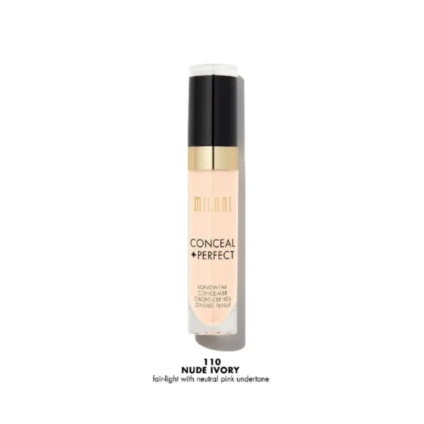 Milani Conceal + Perfect Longwear Concealer - 110 Nude Ivory