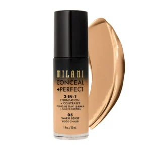 Milani Conceal + Perfect 2-In-1 Foundation - 05 Warm Beige