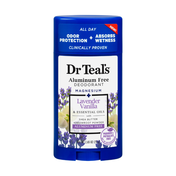 Dr Teal's Aluminum Free Deodorant Lavender Vanilla 75G