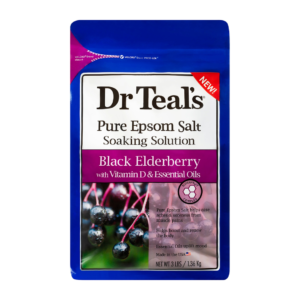 Dr Teal's Epsom Bath Salt Black Elderberry 1.36Kg