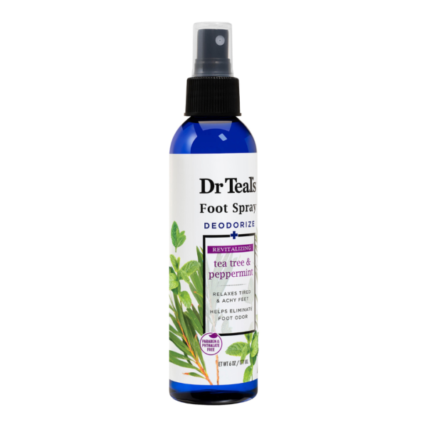 Dr Teal's Foot Spray Deodorize Tea Tree & Peppermint 177Ml