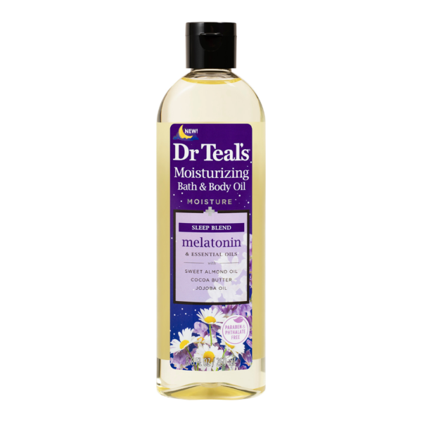 Dr Teal's Bath & Body Oil Moisturizing Sleep Blend With Melatonin 260Ml