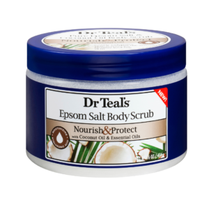 Dr Teal's Epsom Salt Body Scrub Coconut Oil 454G