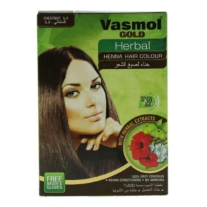 Vasmol Gold Herbal Henna - Chestnut 6 X 10 G