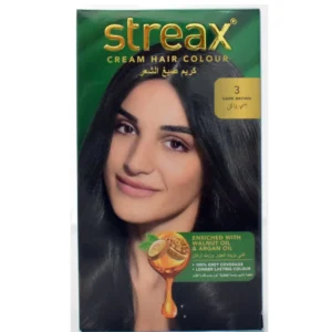 Streax Cream Hair Color - Dark Brown 3