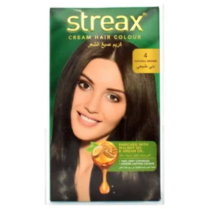 Streax Cream Hair Color - Natural Brown 4