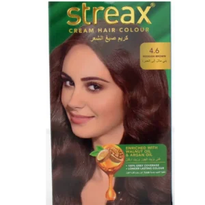 Streax Cream Hair Color - Reddish Brown 4.6
