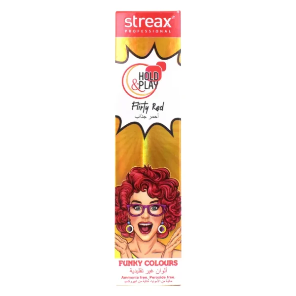 Streax Funky Clr Flirty Red 100 G