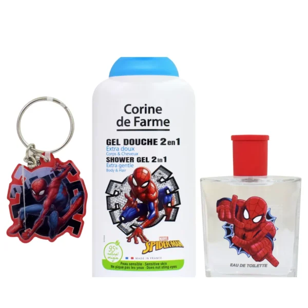 Cdf Spiderman Edt 50Ml + Shower Gel 2 In 1 250Ml + Key Holder Gift Set