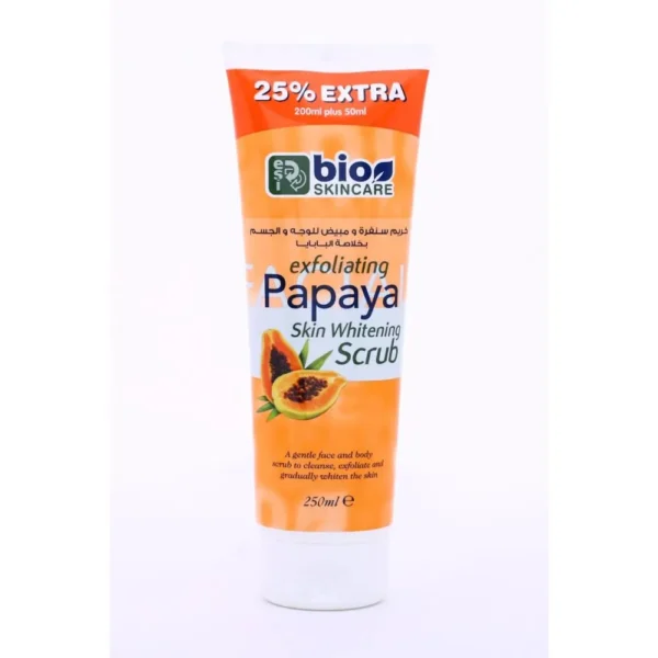 Bio Skincare Exfoliating Scrub Tube Papaya 250Ml
