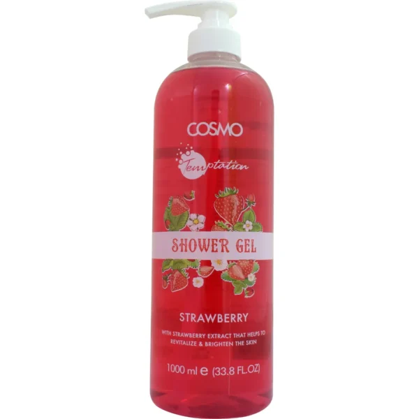 Cosmo Temptation Shower Gel Strawberry 1000Ml
