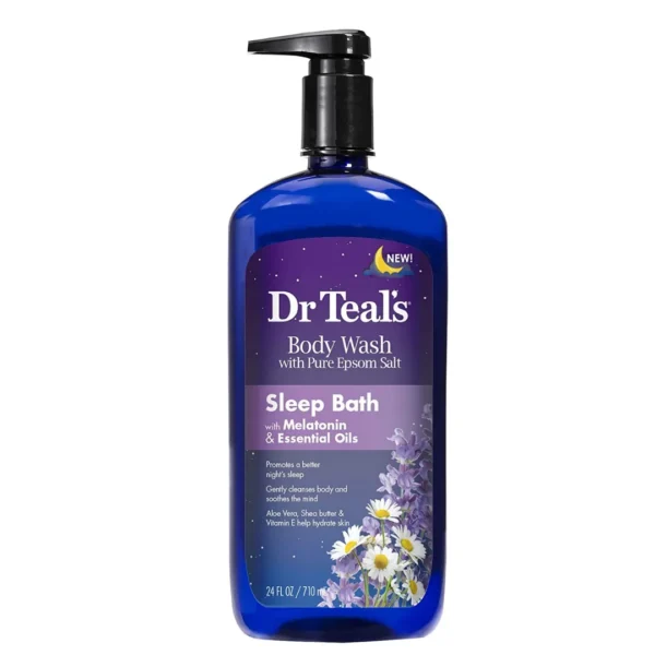 Dr Teal's Body Wash With Epsom Salt Sleep Blend With Melatonin 710Ml