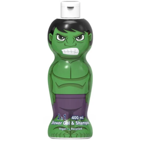 Air-Val Hulk Figure 1D Shower Gel & Shampoo 2In1 400 Ml