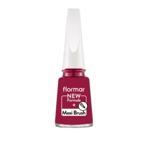 Flormar Classic Nail Enamel with new improved formula & thicker brush - 075 Baroque Bordeaux