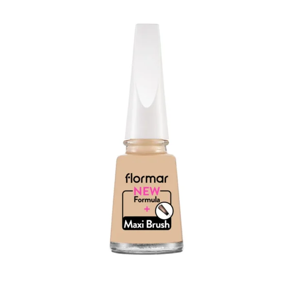 Flormar Classic Nail Enamel with new improved formula & thicker brush - 246 Cream Silk