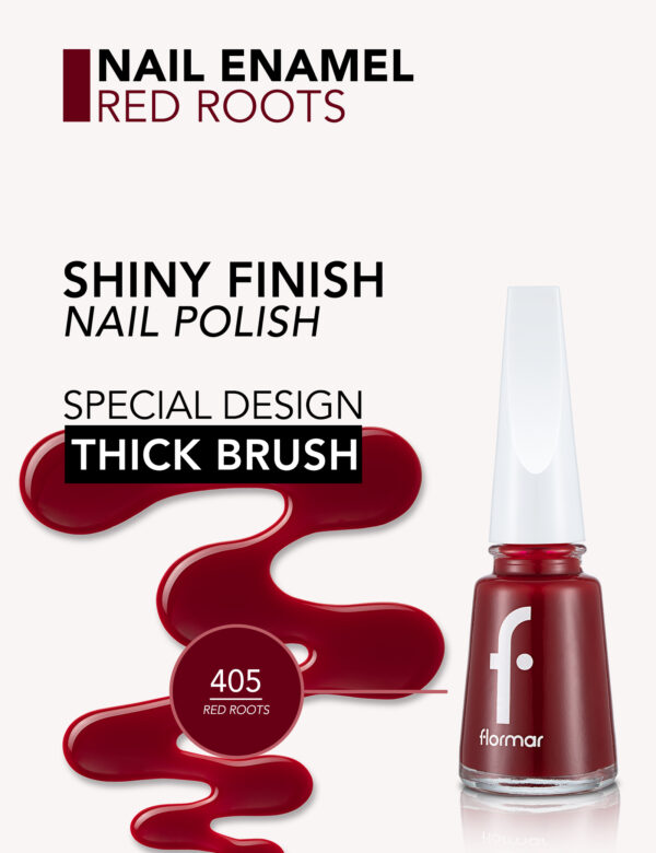 Flormar Classic Nail Enamel  - 405 Red Roots -New