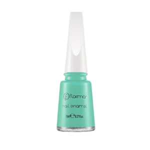 Flormar Classic Nail Enamel with new improved formula & thicker brush - 424 Bluish Green