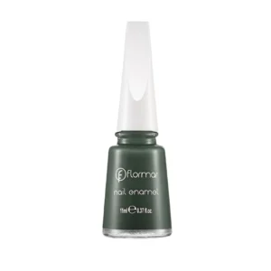 Flormar Classic Nail Enamel with new improved formula & thicker brush - 453 Khaki Green