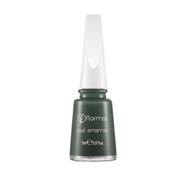 Flormar Classic Nail Enamel with new improved formula & thicker brush - 453 Khaki Green