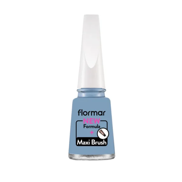 F/M Classic Nail Enamel With New Improved Formula & Thicker Brush - 494 Ash Blue