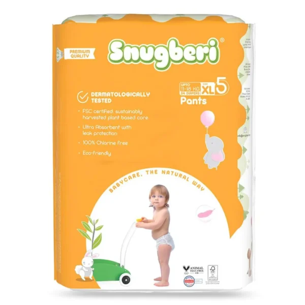 Snugberi Diaper Pants Size 5 X Large 11-18Kg - Mega Pack 54's