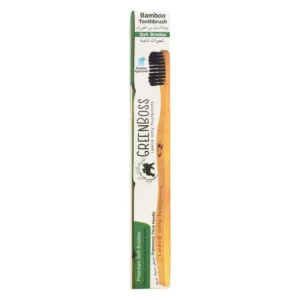Greenboss Adult Toothbrush Black 1 Pc