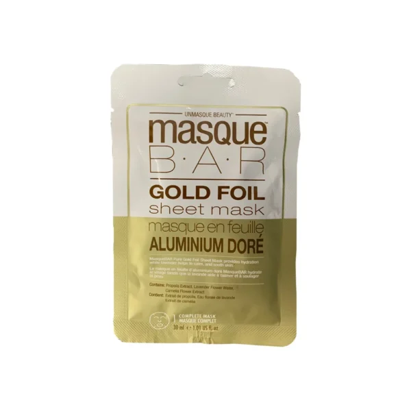 MASQUE BAR GOLD FOIL SHEET MASK