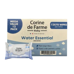 CDF - Baby Water Essential Wipes 70's (Pack of 12pcs)