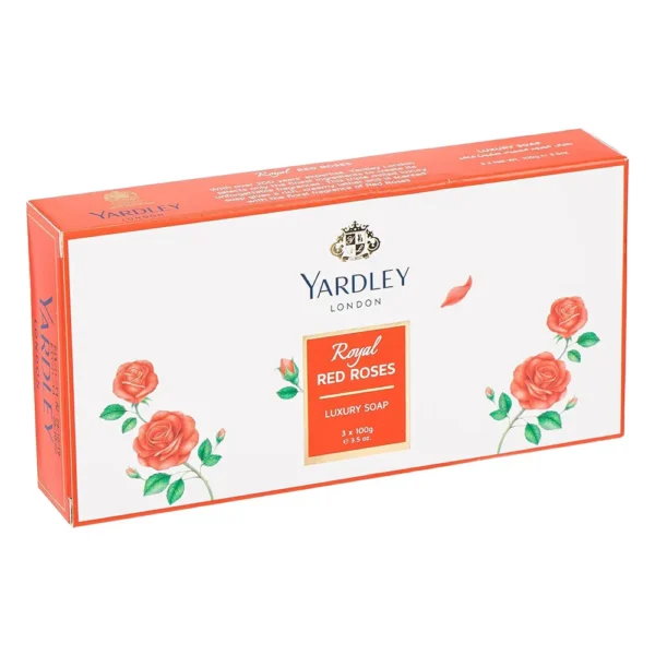 Yardley Soap Red Rose 100Gmx3