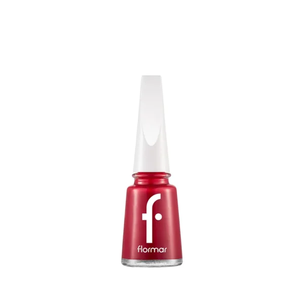 Flormar Classic Nail Enamel with new improved formula & thicker brush - 048 Fiery Red