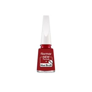 Flormar Classic Nail Enamel with new improved formula & thicker brush - 128 Bordeaux Scream