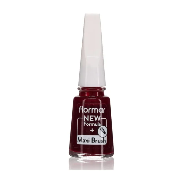 Flormar Classic Nail Enamel with new improved formula & thicker brush - 306 Lost In Bordeaux