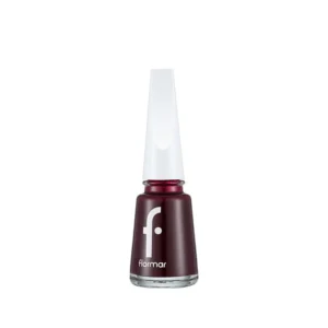 Flormar Classic Nail Enamel with new improved formula & thicker brush - 352 Blackstar Red