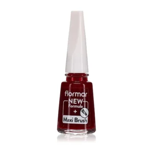 Flormar Classic Nail Enamel with new improved formula & thicker brush - 385 Red Velvet