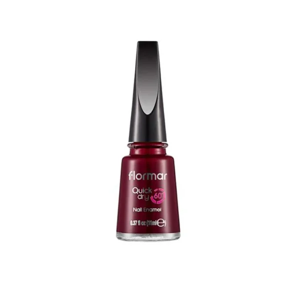 Flormar Quick Dry nail enamel - QD22 Red Velvet