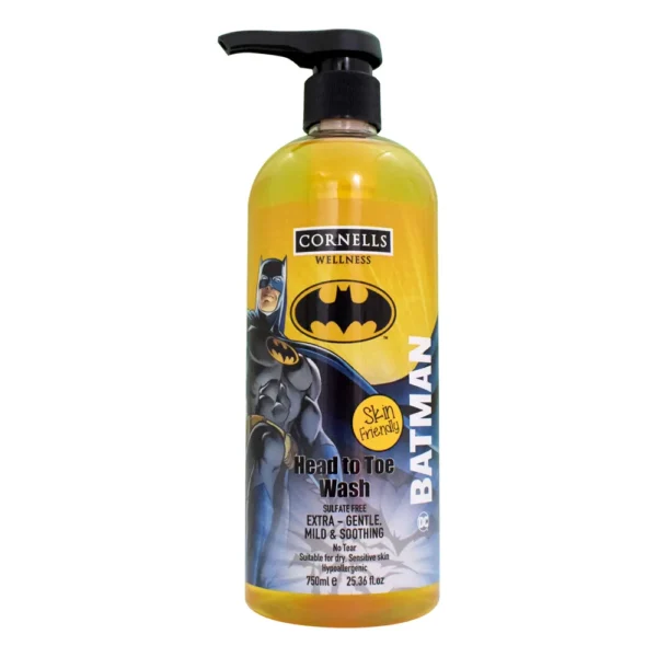 Cornells Batman Head To Toe Wash 750Ml-New